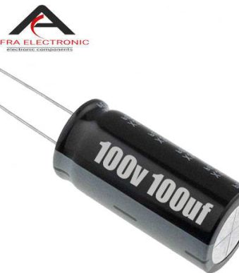 خازن الکترولیت 100 ولت 100 میکروفاراد 1 339x387 - افرا الکترونیک