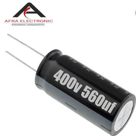 خازن الکترولیت 400 ولت 560 میکروفاراد 1 - افرا الکترونیک