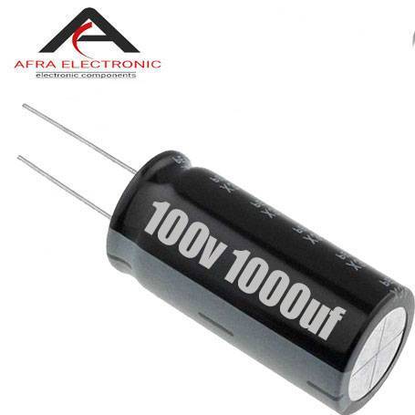 خازن الکترولیت 100 ولت 1000 میکروفاراد 1 - افرا الکترونیک