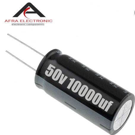 خازن الکترولیت 50 ولت 10000 میکروفاراد 1 - افرا الکترونیک